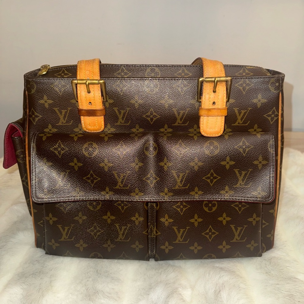 Authentic Louis Vuitton Monogram MultipleCite Shoulder Tote bag